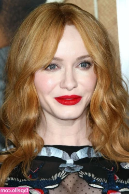 Christina Hendricks [ christina-hendricks ] - On set today
