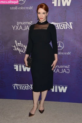 Christina Hendricks [ christina-hendricks ] - My holes are both open and ready to get fucked by your cock