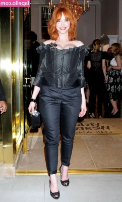 Christina Hendricks [ christina-hendricks ] - Stress Relief Outfit😏🔥
