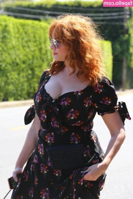 Christina Hendricks [ christina-hendricks ] - Some yoga for you!