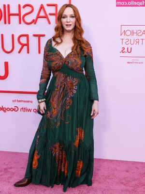 Christina Hendricks [ christina-hendricks ] - Are you excited for the lace shadow set with Lizzie Grace? hehe