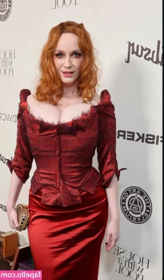 Christina Hendricks [ christina-hendricks ] - Slide them to the left? 😈