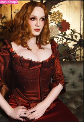 Christina Hendricks [ christina-hendricks ] - Kicking the New Year off by the pool!