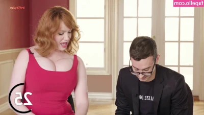 Christina Hendricks [ christina-hendricks ] - I could bite this .. or I could bite you ..