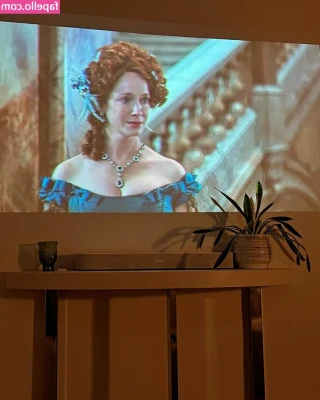 Christina Hendricks [ christina-hendricks ] - idk, am i wearing enough patterns?