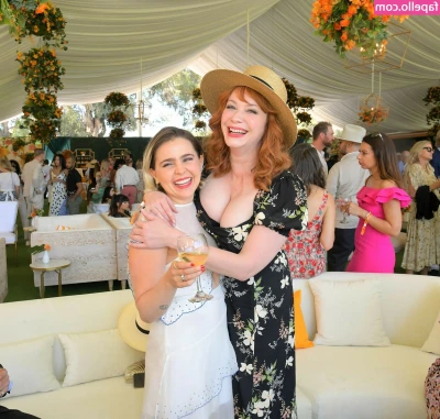 Christina Hendricks [ christina-hendricks ] - just a cpl sparkly babes ft. @teagan_tease
