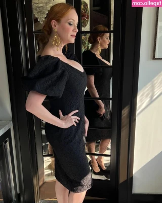 Christina Hendricks [ christina-hendricks ] - I came so hard inside these tights. The 🎥 is coming soon! 💕