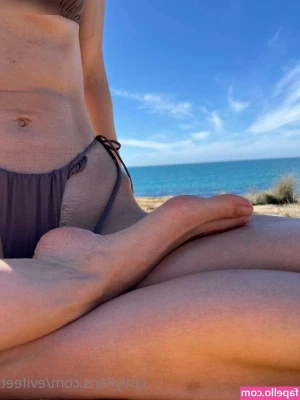 Evifeet - You wake up, look over, and see my tit just hanging out, what do you