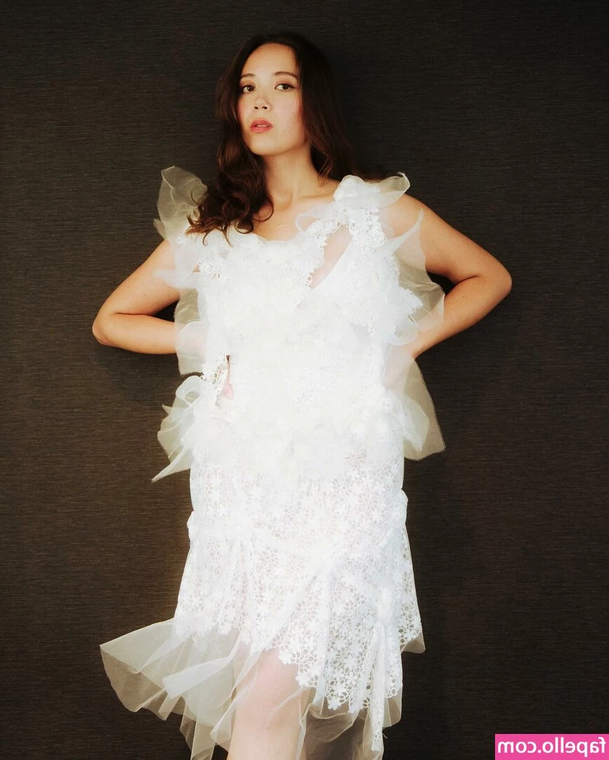 Laufey Lin [ laufey-lin ] - I also shot this cute dress look. I love how low cut it is....