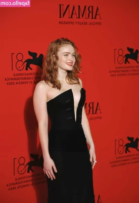 Sadie Sink [ sadie-sink ] - My face when I realize another night without your cock ( change it
