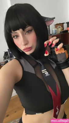 Athena Cosplay [ athena-cosplay ] - I see that you want to watch me spit on my titties and lick it off