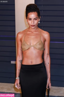 Zoë Kravitz [ zo-kravitz ] - Wearing my new favourite top tonight to have a little fun 😉