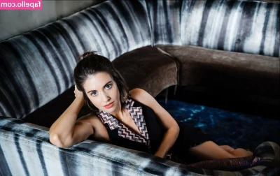 Alison Brie [ alison-brie ] - playing in my bed