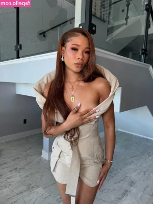Storm Reid [ storm-reid ] - Locked in metal and tucked into cute pink panties