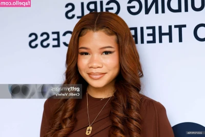 Storm Reid [ storm-reid ] - I'd say there is nothing better than an all black pedicure with some