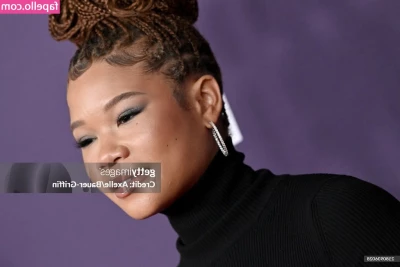 Storm Reid [ storm-reid ] - It’s been a while since I had a night this wild! 5 guys all to