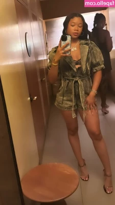 Storm Reid [ storm-reid ] - Post from when I was pregnant   low key miss it part 1