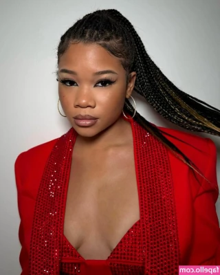 Storm Reid [ storm-reid ] - I used a bidet for the first time while at the Versace Mansion