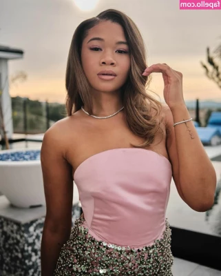 Storm Reid [ storm-reid ] - Sweaty gym session done  Think you are worthy to worship your Aussie