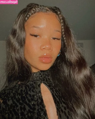Storm Reid [ storm-reid ] - I don t need nothing fancy just slide over my panties