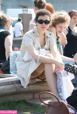 Upskirt - Candids [ upskirt-candids ] - High off music  caffeine and life
