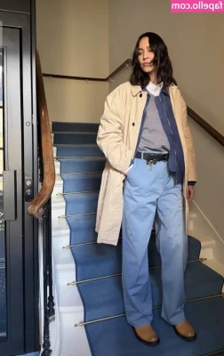 Alexa Chung [ alexa-chung ] - What do yall think of these blue panties? Are they my color?? 😜