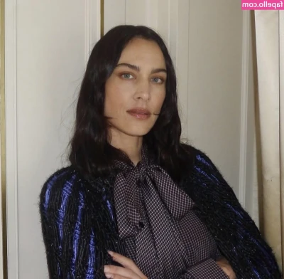 Alexa Chung [ alexa-chung ] - Someone come rip these fishnets off of me~