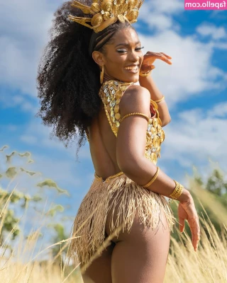 Erika Januza [ erika-januza ] - Oops I forgot to wear shorts under my skirt today