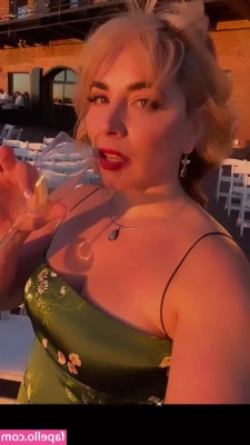 Mary Kish [ mary-kish ] - I find the look works better bottomless 😜😚✨heheh