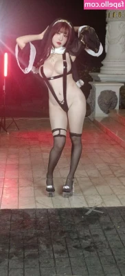 tiny.asa [ tiny-asa ] - Told you  No panties  I ve heard this pose is called frogbutt