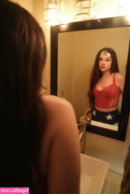 Mina Kess [ mina-kess ] - Well, I never had anybody watching my yoga so upclose from different