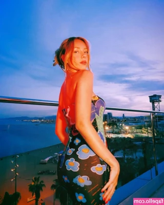 Ester Exposito [ ester-exposito-1 ] - HAPPY COLOURS and big smiles over on @thomasandmuse today! -