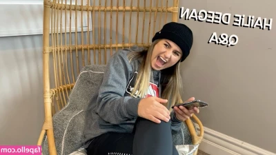 Hailie Deegan [ hailie-deegan ] - Tanning again yesterday  What ya lookin for babe