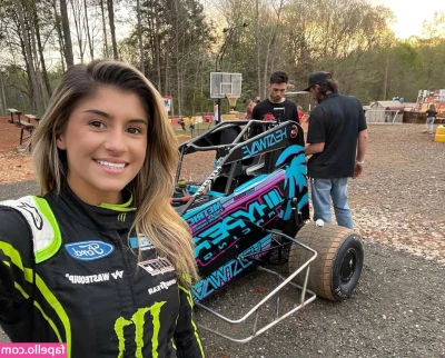 Hailie Deegan [ hailie-deegan ] - Pregnant boobs play