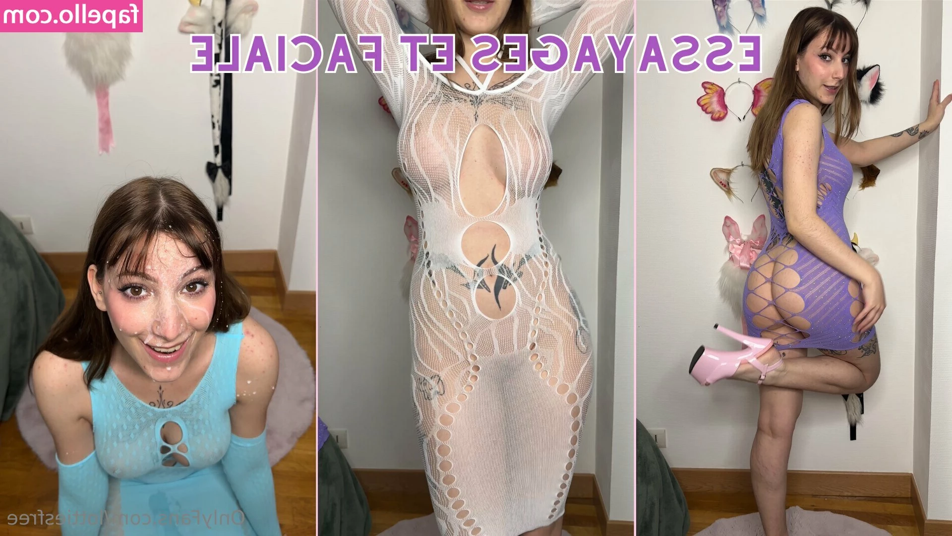 lottiesfree - 3 in the bathroom  ready for the bed  Check my socks and my panty 