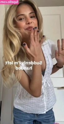 Lotta Emilie Stichler [ lotta-emilie-stichler ] - Panties slid over getting Fingered!