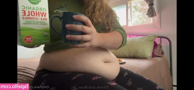 chonkandbean - While no one was watching  I sucked his cock yummy cock  He came in