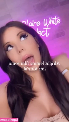 Blaire White [ blaire-white ] - I have something for you and they're underneath these clothes. DM me