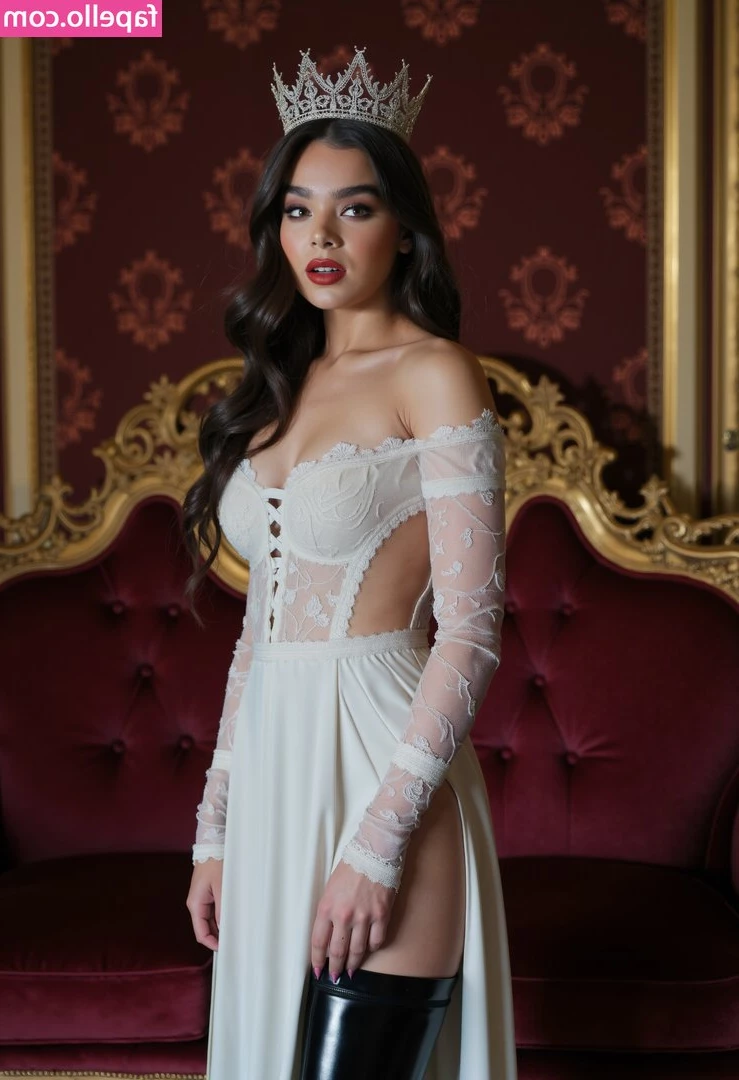 Hailee Steinfeld [ hailee-steinfeld-1 ] - A HUGE LOAD of cum all over my white pedicure! Can you add more or