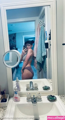 miamommymilkers - Just got out the shower… I am feeling BLOATED today 🥵