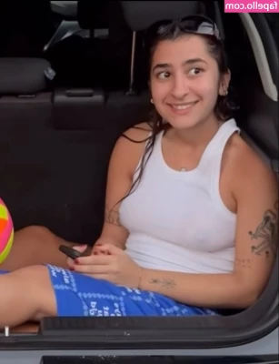 Yeliz - Stroking outdoors just hits different  That load was huge  filmed on