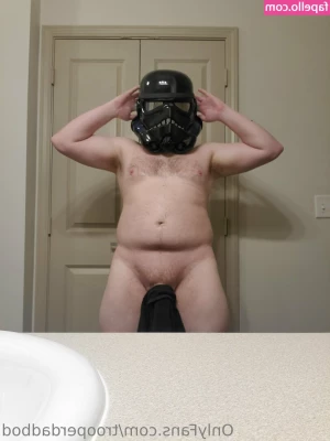  [ trooperdadbod ] - Watch me smoke as you rub your big cock for me
