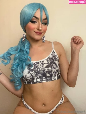 sweetbluecosplay - Your face would look better between my legs