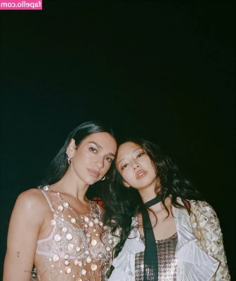 Dua Lipa [ dua-lipa ] - She climaxed with vibrator masturbation.