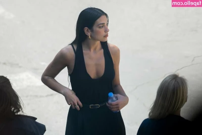 Dua Lipa [ dua-lipa ] - Sheer lace lingerie is my favorite because it shows all the curves so