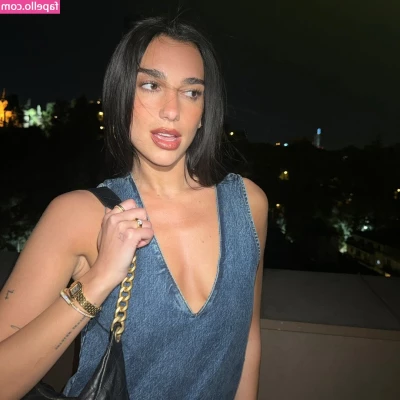Dua Lipa [ dua-lipa ] - And this off? (yes, of course it's a padded bra!)