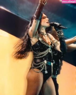 Dua Lipa [ dua-lipa ] - Would you like to look up my skirt  He he  I m almost 100  sure the