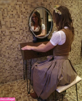 Nele Schenker [ nele-schenker ] - center part hair   cute
