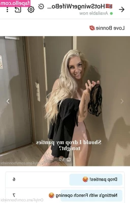 Bonniebi - 1 or 2  Thick  pink cock or fresh  waxed peach
