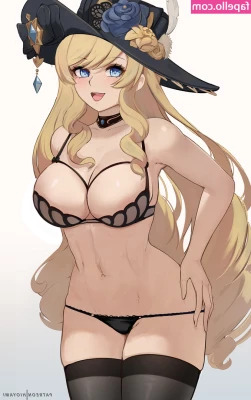 Genshin Impact [ genshin-impact ] - swipe 👉to make kitty naked😽